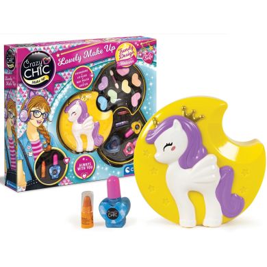 Набор детской косметики для макияжа Clementoni Lovely Make Up. Unicorn, серия Crazy Chic 18643