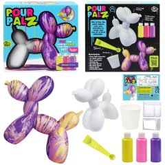 Набор для творчества Флюид Арт Balloon Dog Блеск и мерцание Pour Palz GS-G22188