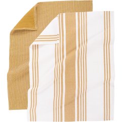 Набор полотенец кухонных COMBO, 50x70см, (4шт), camel Tiseco 9576CAMEL-SET4