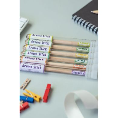 Набір Brinjalproduct 3 олівця з ароматом і підставкою EcoStick-3-aroma