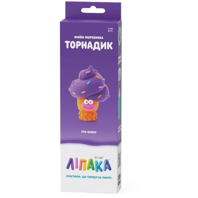 Набір пластиліну, що самостійно твердіє, ЛІПАКА ФАЙНІ МОРОЗИВКА: ТОРНАДИК 30144-UA01