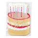 Одноразовые салфетки Talking Tables Happy Birthday бумажные розовые 12 шт. ROSE-NAPKIN-CAKE