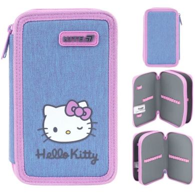 Пенал Kite 2, без наполнения 623 Hello Kitty HK26-623