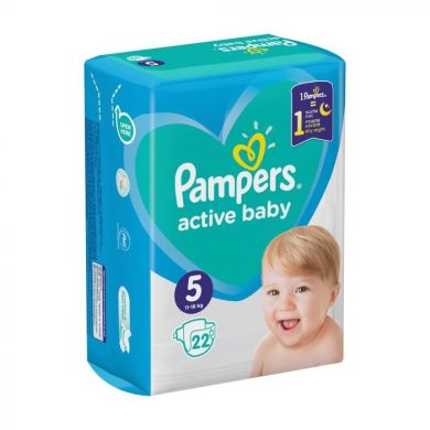 Підгузки Pampers Active Baby Розмір 5 Junior 11-16 кг 22 шт 81725923 8001841630847, 22