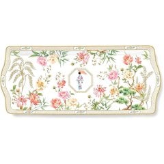 Поднос 35x15 см из фарфора JARDINS D'ORIENT POZZI MILANO M006R1109JADO