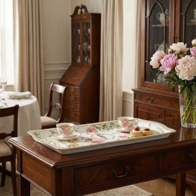 Піднос 35x15 см з порцеляни JARDINS D'ORIENT POZZI MILANO M006R1109JADO