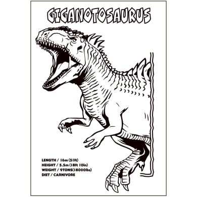Раскраска А4 Yes Jurassic park 2, стр. 12 743275