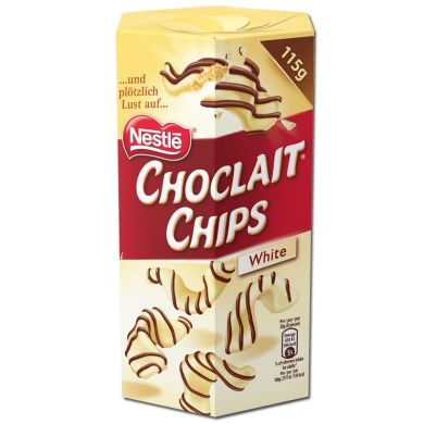Шоколадные чипсы Nestle Original в молочном шоколаде 115 г