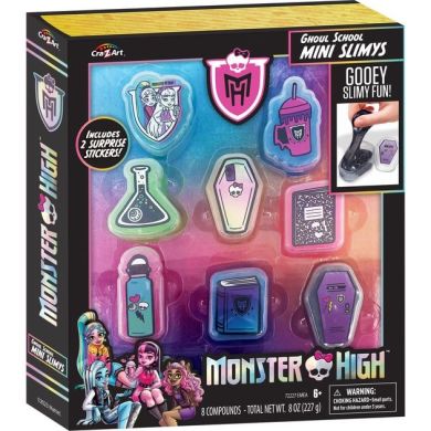 Слайм Cra-Z-Art Monster High Ghoul School Mini Mania, набір 8од 72227CRA