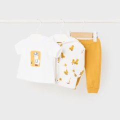 Спортивный костюм с боди 3 ед. 1F, р.56 Mayoral Желтый 1816