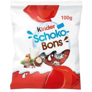 Конфеты из молочного шоколада с молочной начинкой и орехами Schoko-Bons Kinder Kinder 8000500462522