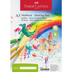 Альбом для малювання А5 60 арк. 80г/м Faber-Castell 212051
