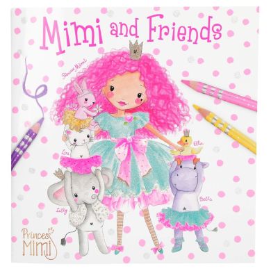 Альбом для раскрашивания Мими и друзья Princess Mimi 410623
