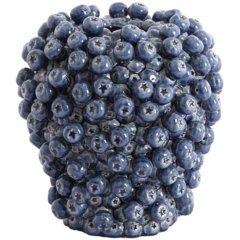 Декоративная ваза &Oslash;20x22,5 см BERRIES, керамика, темно-синяя Light&Living 5764180