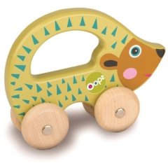 Деревянная игрушка OOPS Ежик 17008.25, Разноцветный
