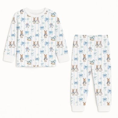 Дитяча піжама з довгим рукавом з 100% pima котона My Little Pie Lulu Blue 86-92 PJ001