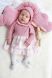 Дитячий зимовий комплект сукня та чепчик Babydola рожевий р.6 міс. 11230
