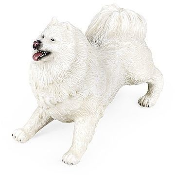 Фігурка тварини Model Series Собака Самоед 14 см, в коробці 22х16,5х11 см X112