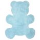 Фигурный детский коврик Nattiot Little Teddy Blue Плюшевый мишка 80х100 см 1040213364