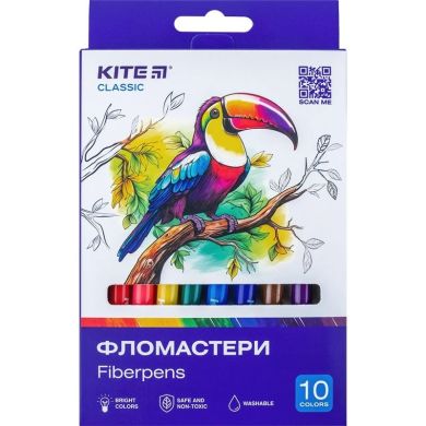 Фломастери, набiр 10 шт. Kite K-455