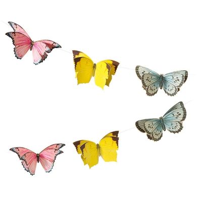 Гірлянда з паперовими об'ємними метеликами, серія Truly Fairy Talking Tables TSFAIRY-BUNTING