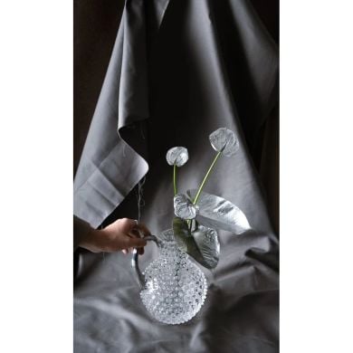 Глечик Clear Hobnail 2л зі сріблою ручкою KLIMCHI 16184/2000-1S/27