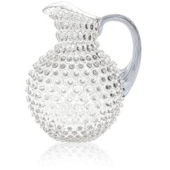 Кувшин Clear Hobnail 2л с серебряной ручкой KLIMCHI 16184/2000-1S/27