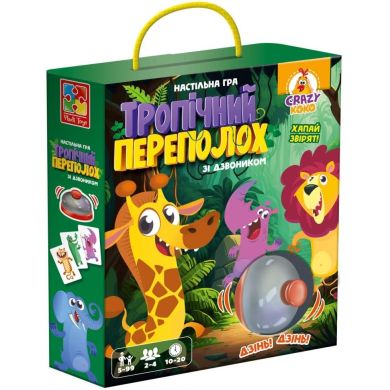 Игра настольная с колокольчиком Vladi Toys Тропический переполох VT8010-13