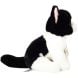 Игрушка мягкая Кот сидя черно-белый 20 см Teddy Hermann 918431