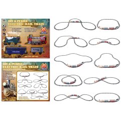 Игрушка-пазл Поезд с подсветкой и музыкой 238