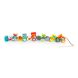 Деревянная игрушка Cubika Рыбки на шнуровке 13647, Разноцветный