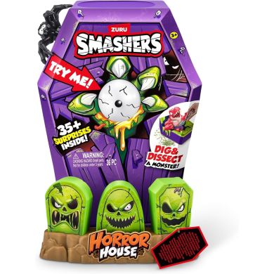 Игрушка в наборе с аксессуарами Horror House-Large Dino/Большой Дом Ужасов Дино Smashers 74124A