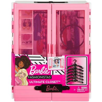 Игровой набор Barbie Шкаф розовый GBK11