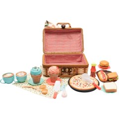 Игровой набор для пикника с корзиной Фаст-фуд XIE SHENG TOYS 9050B
