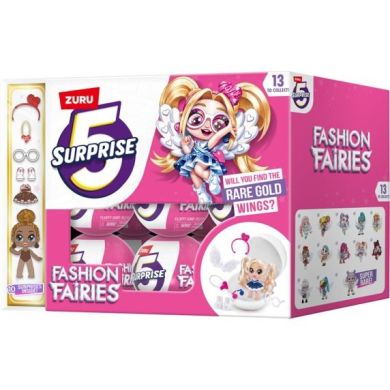 Игровой набор ZURU 5 SURPRISE FASHION FAIRIES Фигурки сюрприз в слое 5 шт. в ассортименте 6985076