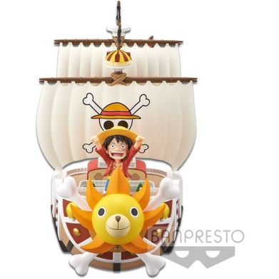 Коллекционная фигурка One Piece Thousand Sunny and Monkey D. Luffy, 19 см BP17054P