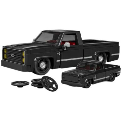 Коллекционный конструктор серии Speed ​​Chevy '83 Silverado от Mattel Brick Shop JKG42