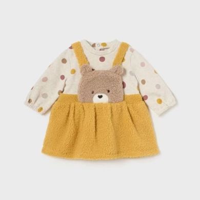 Комбінезон з короткою спідницею для новонароджених Mayoral 68 Жовтий 2881