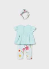 Комплект леггинсов с принтом для новорожденных Mayoral 68 Бирюзовый 1735