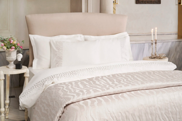 Комплект постельного белья STELLA CREAM с одеялом, евроразмер PEPPERHOME STELLA 6902, евророзмір