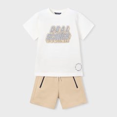 Комплект шорты, футболка Mayoral 92 Бежевый 3606