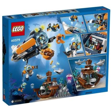Конструктор Глибоководний дослідницький підводний човен LEGO City 60379