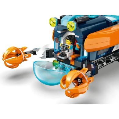Конструктор Глубоководная исследовательская подводная лодка LEGO City 60379
