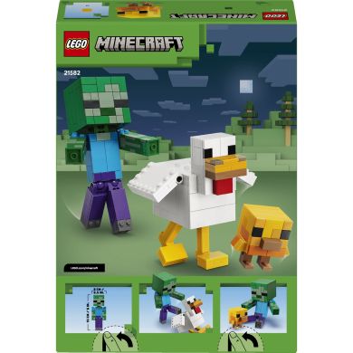 Конструктор Куриный Жокей Lego Minecraft 344 дет. 21582