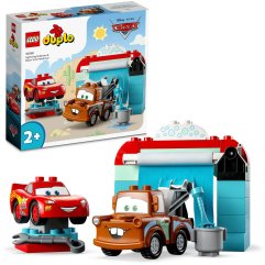 Конструктор LEGO DUPLO Disney Развлечения Молнии МакКвина и Сырника на автомойке 29 деталей 10996
