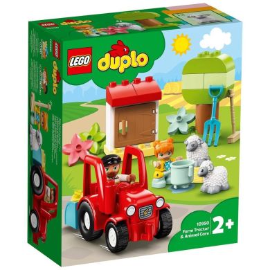 Конструктор LEGO DUPLO Сельскохозяйственный трактор и уход за животными 10950