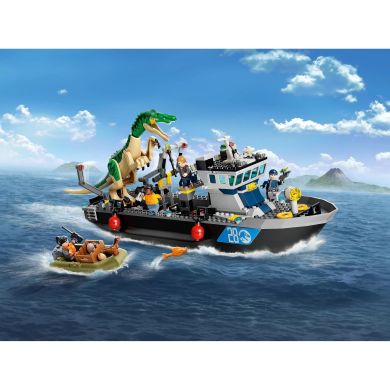 Конструктор Побег динозавра барионикса на лодке LEGO Jurassic World 76942