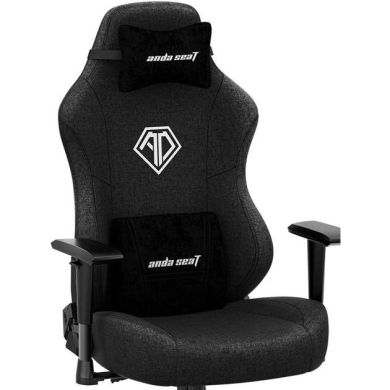 Крісло ігрове Anda Seat Phantom 3 Black Fabric Size L AD18Y-06-B-F