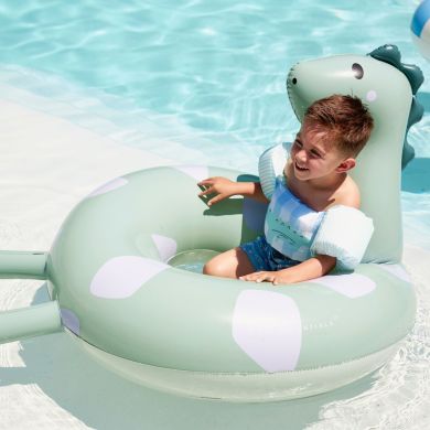 Круг для плавання 95+75 см Dreamscape Green Dino Swim Essentials 2024SE1039