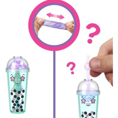 Миникуколка-сюрприз Barbie Pop Reveal серии Mini BarbieLand крутые Бабл-ти 4 см JCR22